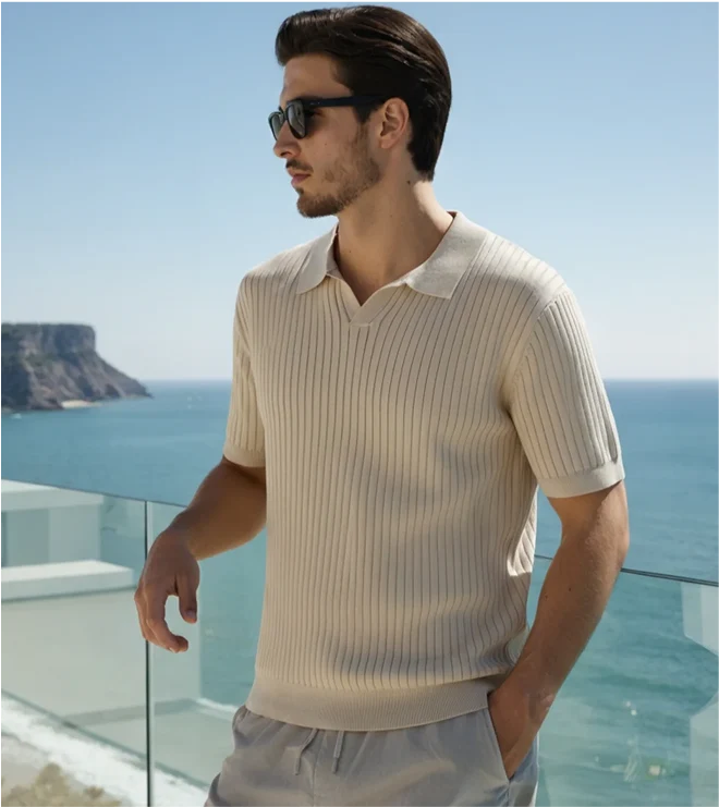 Linen garment detail